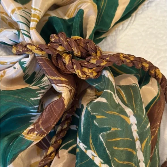 Farm Rio Tropical Green One-Shoulder jumpsuit - Picture 12 of 14